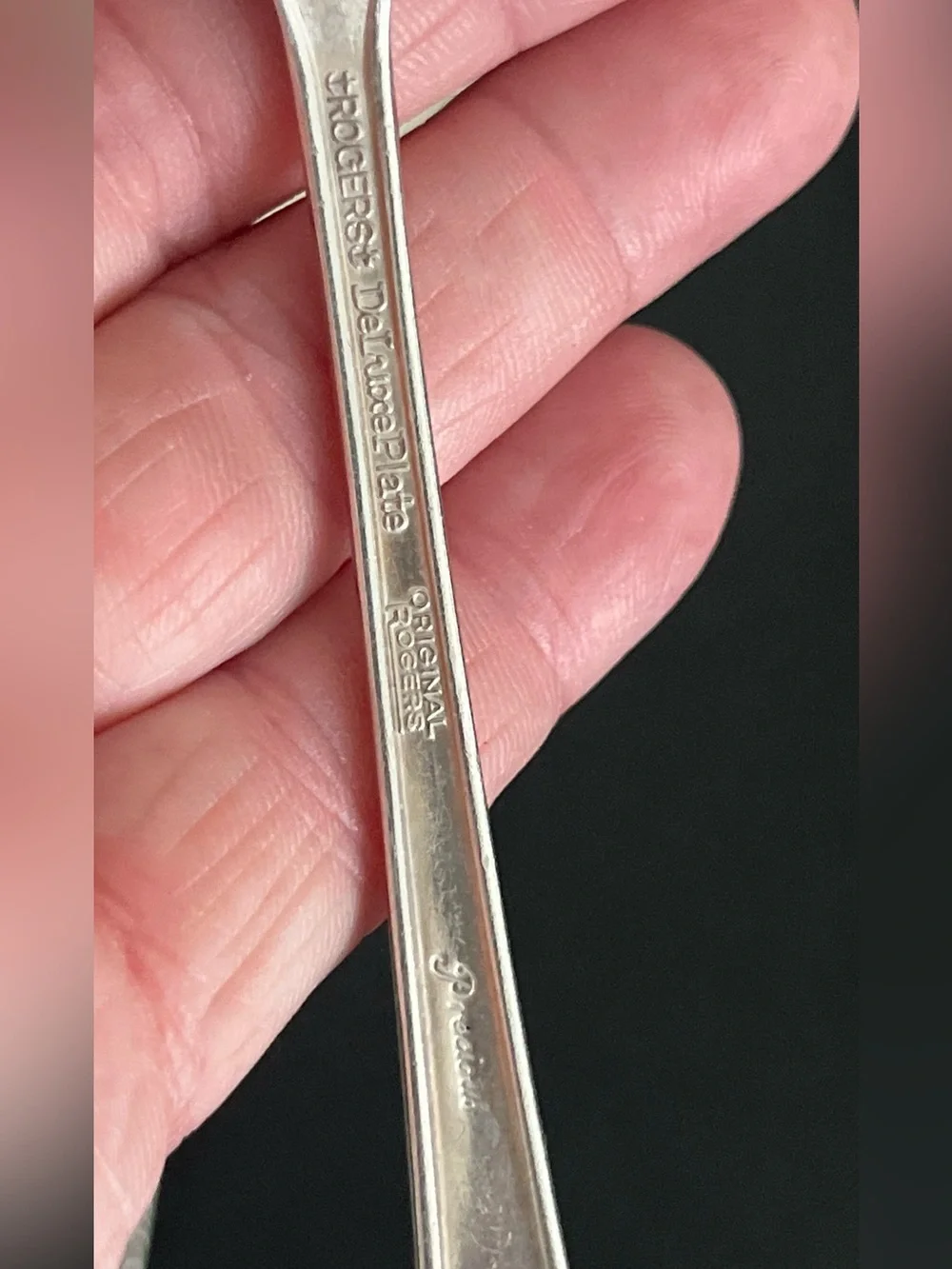 Stainless Steel Floral Handle Teaspoons - Set of 6 - Silver